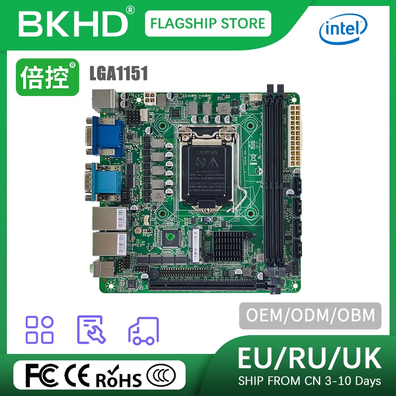 BKHD ITX310P ITX   LGA1151 6 7 8 9    Ƽ ھ i3 i5 i7 μ  PC VGA HD-MI